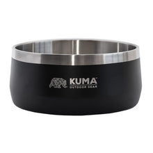 Load image into Gallery viewer, KUMA 201-KM-SSDB-BB Stainless Steel Dog Bowl - Black
