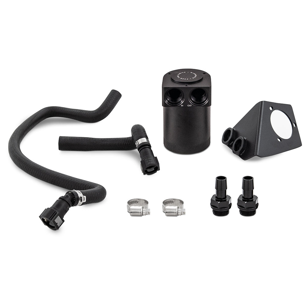 2020-Chevrolet-Corvette-C8-Baffled-Oil-Catch-Can-Kit-(Pcv-Side)---Black