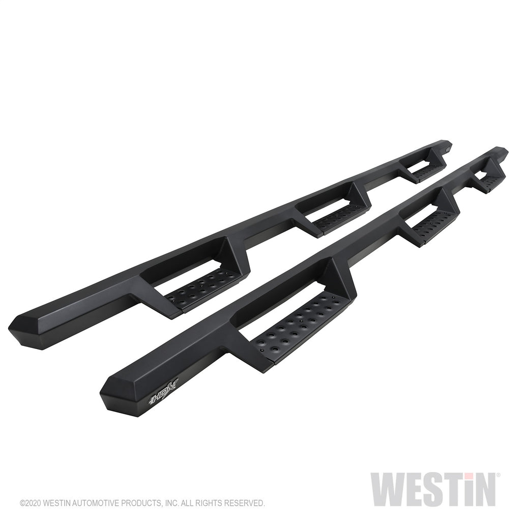 2020-Chevy-Silverado-25003500-Crew-Cab-(8Ft-Bed)-Hdx-W2w-Nerf-Step-Bars---Textured-Black