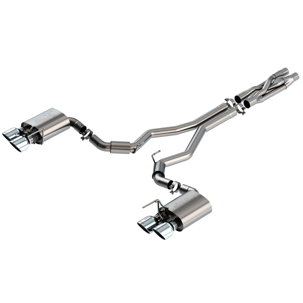 2020-Ford-Gt500-5.2L-At-3In-Atak-Catback-Exhaust-W-Chrome-Tips