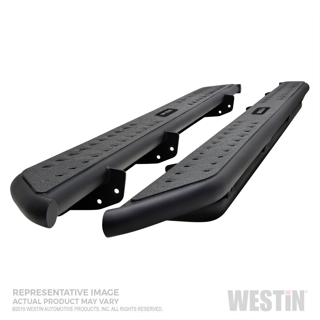 2020-Jeep-Gladiator-Outlaw-Nerf-Step-Bars---Textured-Black