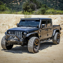 Load image into Gallery viewer, 2020-Jeep-Gladiator-Platinum-4-Oval-Nerf-Step-Bars---Black