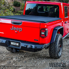 Load image into Gallery viewer, 2020-Jeep-Gladiator-Tube-Fenders---Rear---Textured-Black