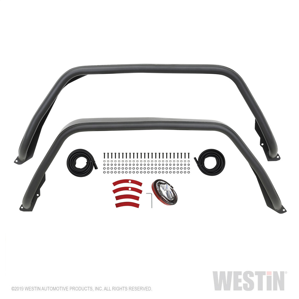 2020-Jeep-Gladiator-Tube-Fenders---Rear---Textured-Black