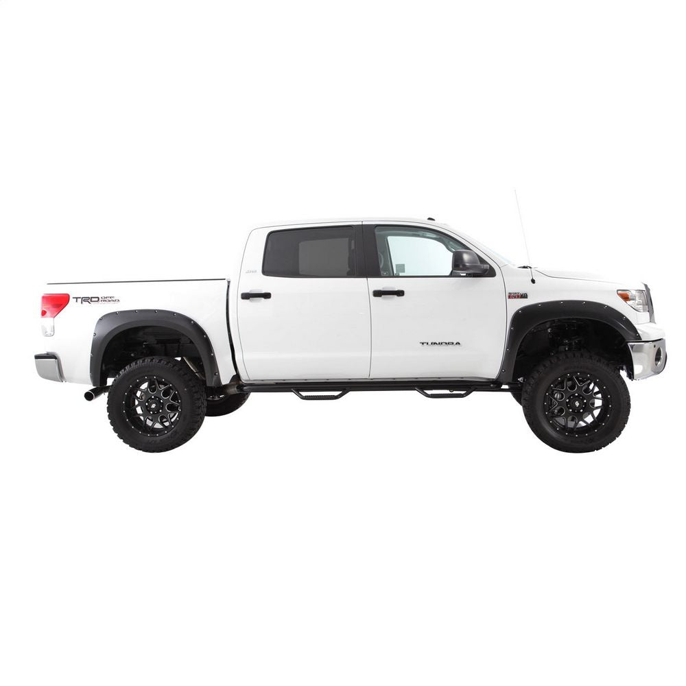2020-Tundra-Crew-Max-5.5Ft-Bed-Wheel-To-Wheel-Nerf-Steps-WCleated-Steps;-Gloss-Black