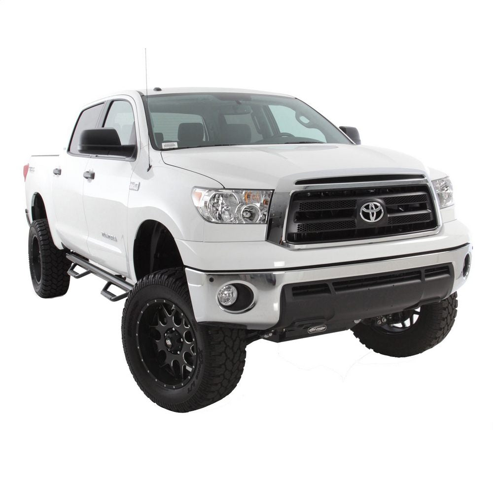 2020-Tundra-Crew-Max-5.5Ft-Bed-Wheel-To-Wheel-Nerf-Steps-WCleated-Steps;-Gloss-Black