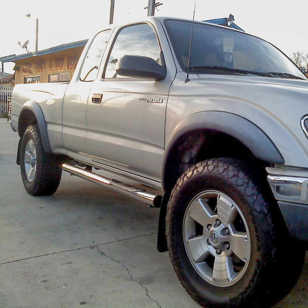 ARIES 202001-2 3" Round Polished Stainless Side Bars, Select Toyota Tacoma for Select Toyota Tacoma