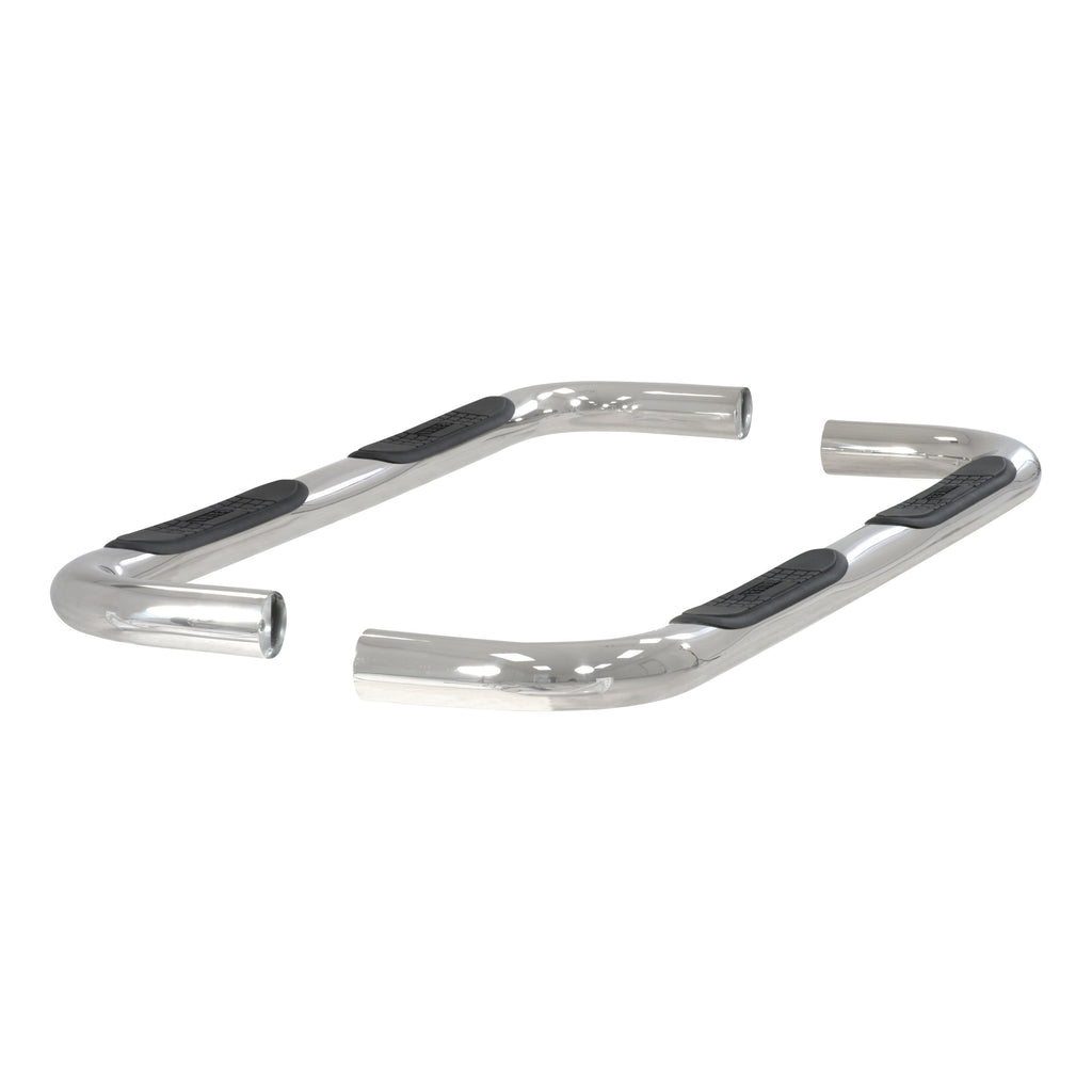 ARIES 202003-2 3" Round Polished Stainless Side Bars, Select Toyota Tundra for Select Toyota Tundra