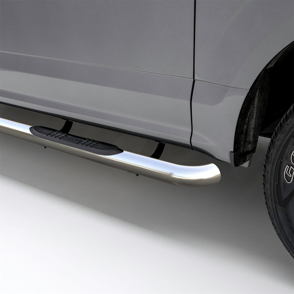 ARIES 202017-2 3in. Round Polished Stainless Side Bars; Select Toyota 4Runner - Truck Part Superstore