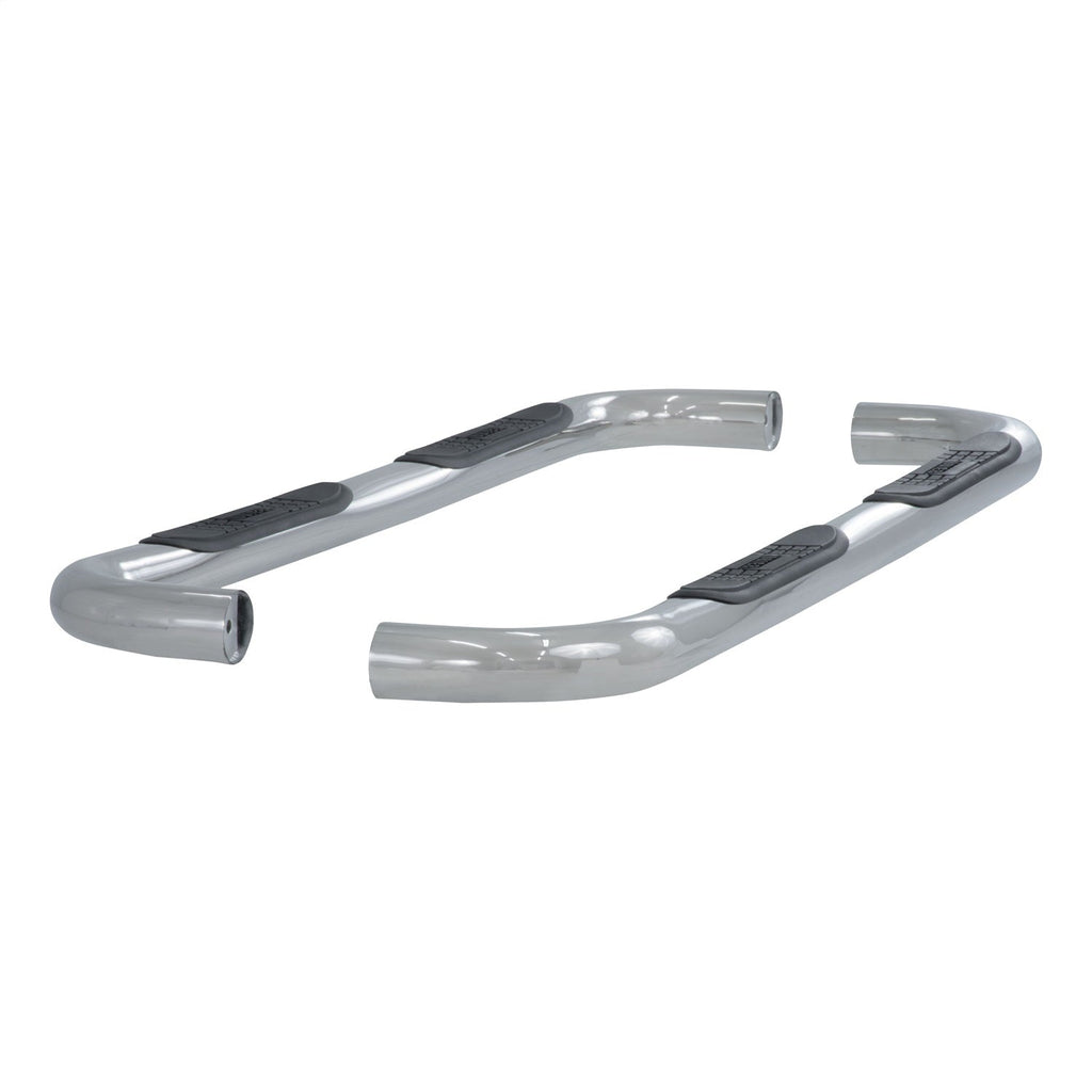 ARIES 202017-2 3in. Round Polished Stainless Side Bars; Select Toyota 4Runner - Truck Part Superstore