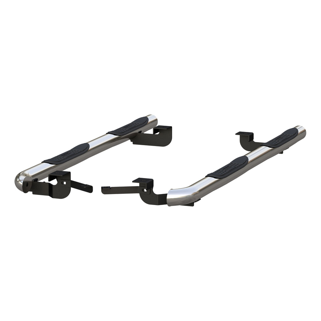 ARIES 202020-2 3in. Round Polished Stainless Side Bars; Select Toyota RAV4 - Truck Part Superstore