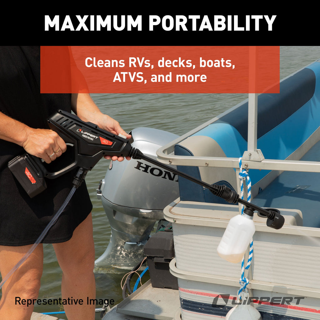 CURT 2020217218 Lippert Power Pro Max Portable Pressure Washer - Truck Part Superstore