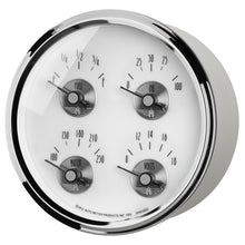 Load image into Gallery viewer, AutoMeter 2020 GAUGE, QUAD, 5", 0OE TO 90OF, ELEC, PRESTIGE PEARL