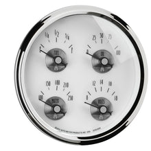 Load image into Gallery viewer, AutoMeter 2020 GAUGE, QUAD, 5", 0OE TO 90OF, ELEC, PRESTIGE PEARL