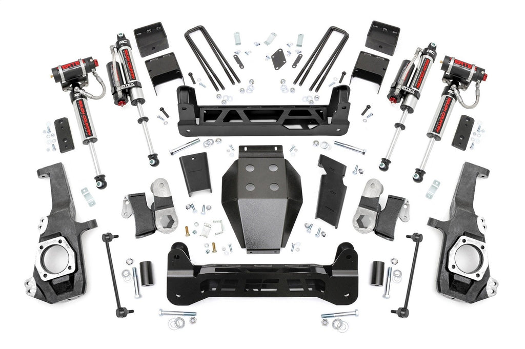 Rough Country 110850 Suspension Lift Kit w/Shocks for Select Chevrolet Silverado HD, Chevrolet Silverado HD, GMC Sierra HD, GMC Sierra HD