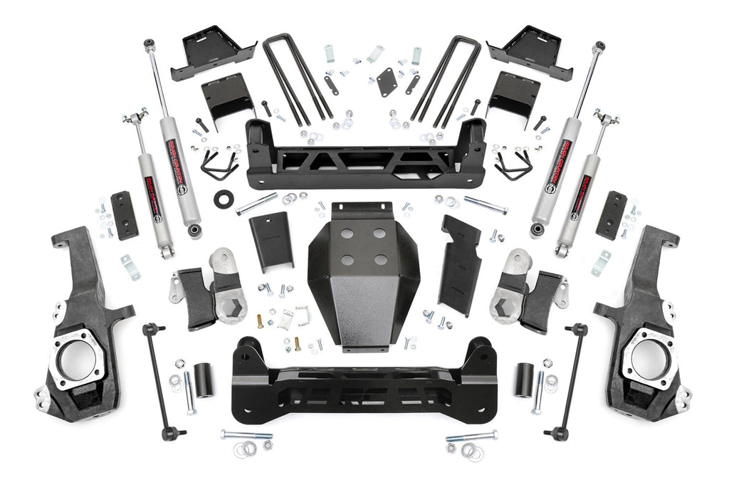 Rough Country 10130A Suspension Lift Kit for Select Chevrolet Silverado HD, Chevrolet Silverado HD, GMC Sierra HD