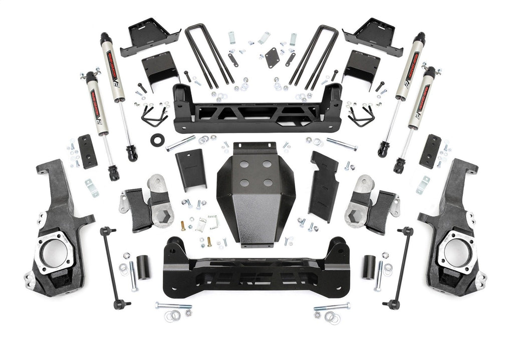 Rough Country 111170 Suspension Lift Kit w/Shocks for Select Chevrolet Silverado HD, Chevrolet Silverado HD, GMC Sierra HD, GMC Sierra HD