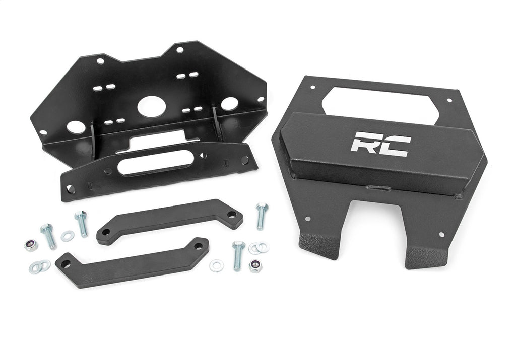 Rough Country 93063 Winch Mounting Plate for Select Polaris RZR PRO XP, Polaris RZR PRO XP 4, Polaris RZR PRO XP 4 Orange Madness LE, Polaris RZR PRO XP 4 Premium, Polaris RZR PRO XP 4 Sport, Polaris RZR PRO XP 4 Ultimate, Polaris RZR PRO XP Orange