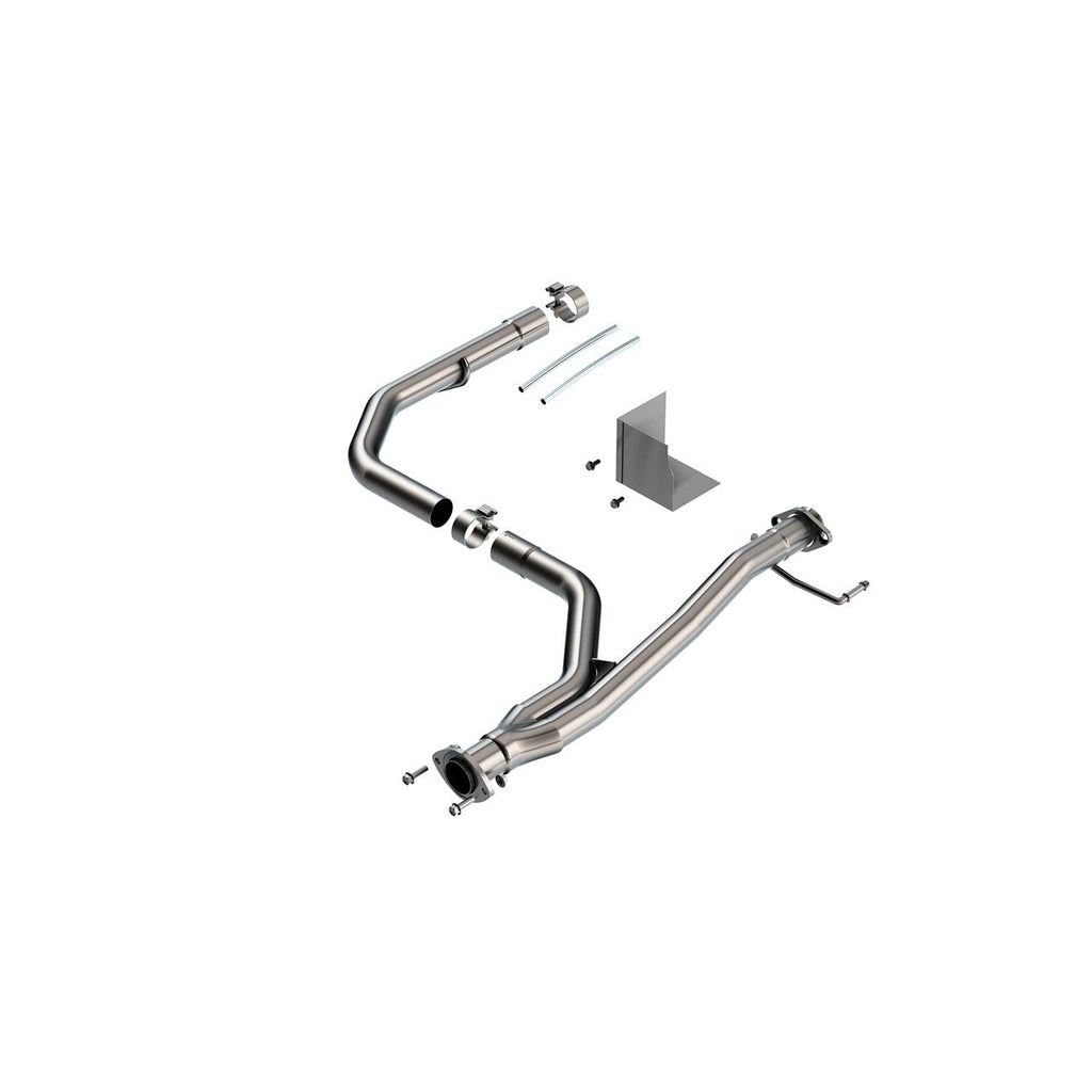 2021-2022-Toyota-Tacoma-3.5L-V6-T-304-Stainless-Steel-Y-Pipe---Brushed