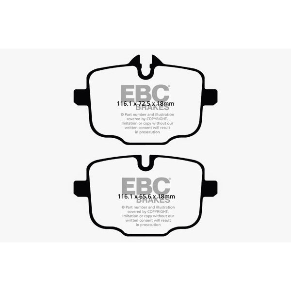2021-Bmw-M3M4-3.0Tt-(G80G82G83)-Yellowstuff-Rear-Brake-Pads