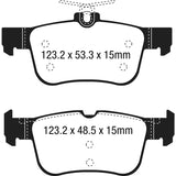 EBC DP63047 6000 Series Greenstuff Truck/SUV Brakes Disc Pads