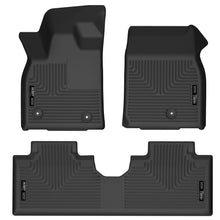 Load image into Gallery viewer, 2021-Ford-Mustang-Mach-E-Weatherbeater-Front--2Nd-Seat-Floor-Liners---Black