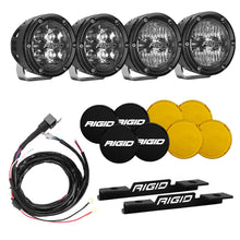 Load image into Gallery viewer, 2021-Present-Ford-Bronco-A-Pillar-Light-Kit-With-A-Set-Of-360-Spot-And-A-Set-360-Drive-Lights-Rigid-Industries