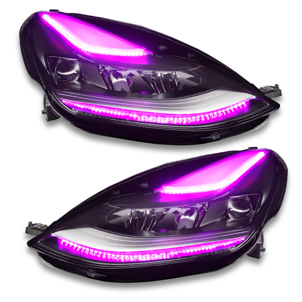 2021-Tesla-Model-3-Dynamic-Colorshift-Headlight-Drl-Upgrade