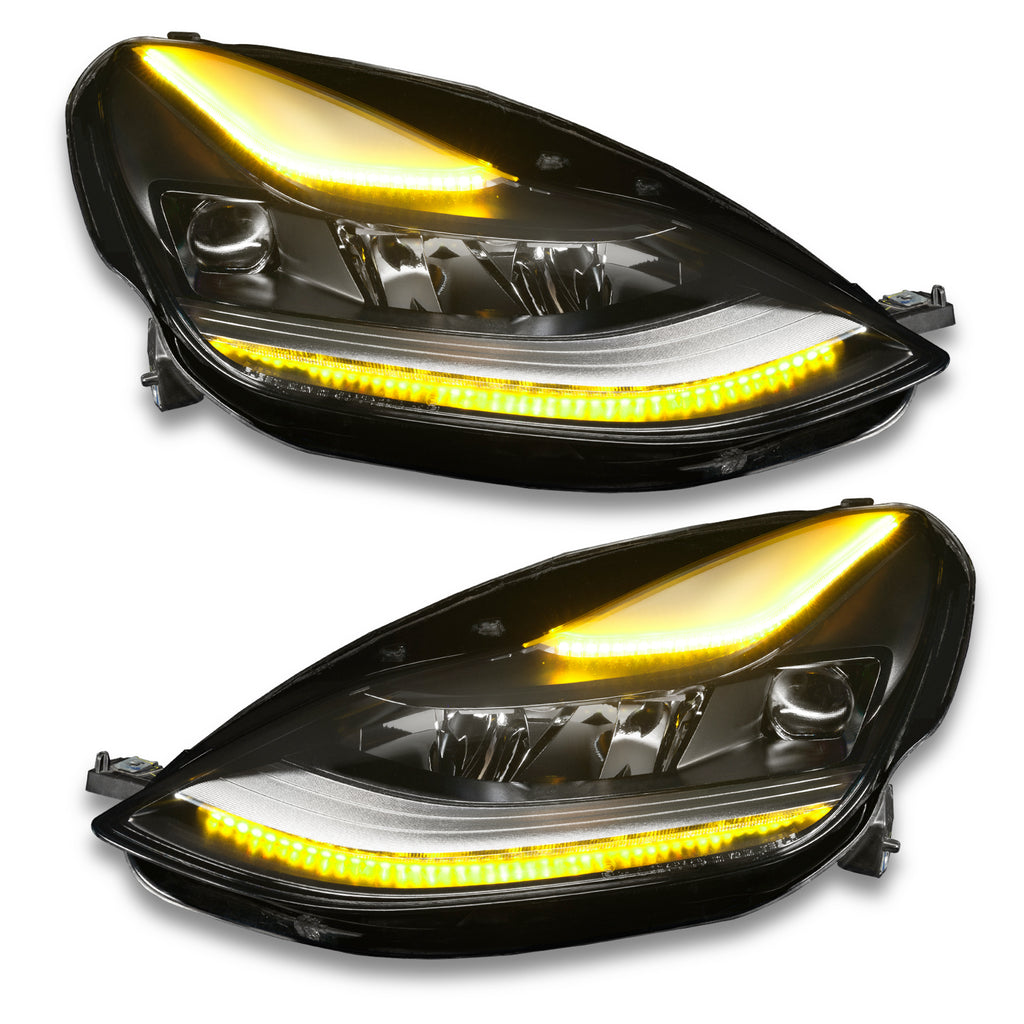 2021-Tesla-Model-3-Dynamic-Colorshift-Headlight-Drl-Upgrade