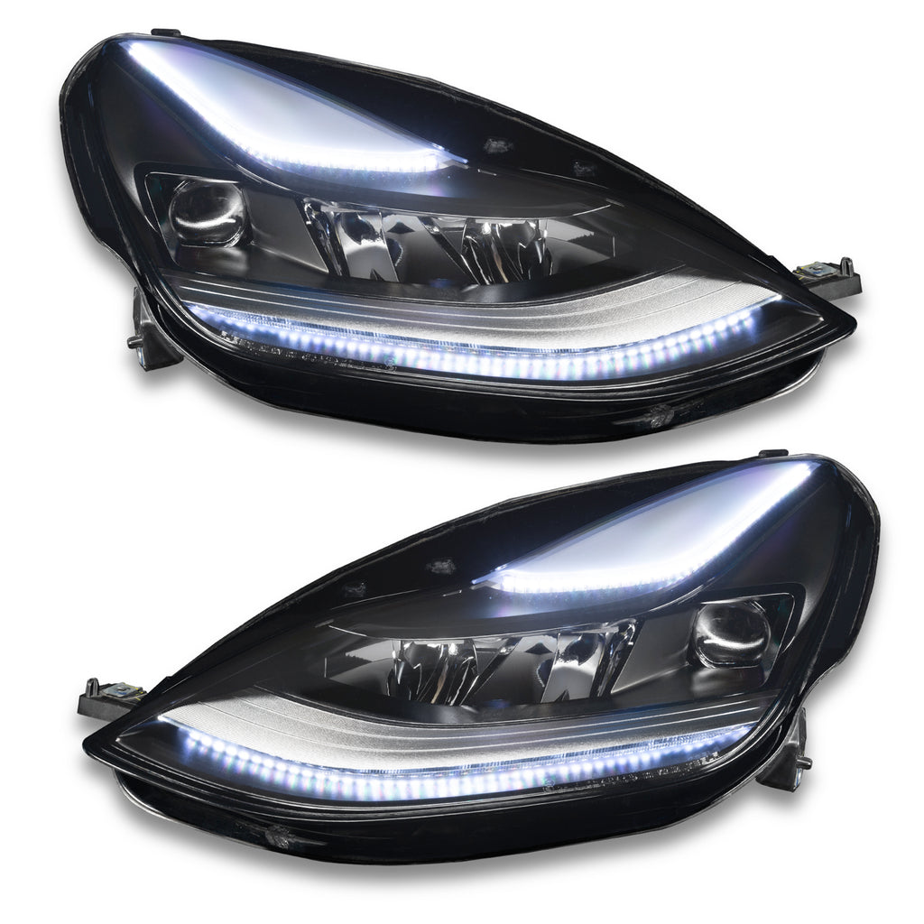 2021-Tesla-Model-3-Dynamic-Colorshift-Headlight-Drl-Upgrade