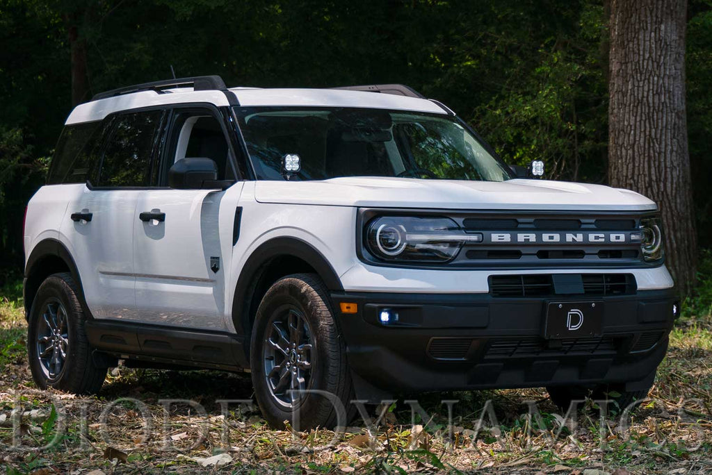 Diode Dynamics DD7144 Allows you to mount two Stage Series 2in LED Pods above the hood. for Select Ford Bronco Sport