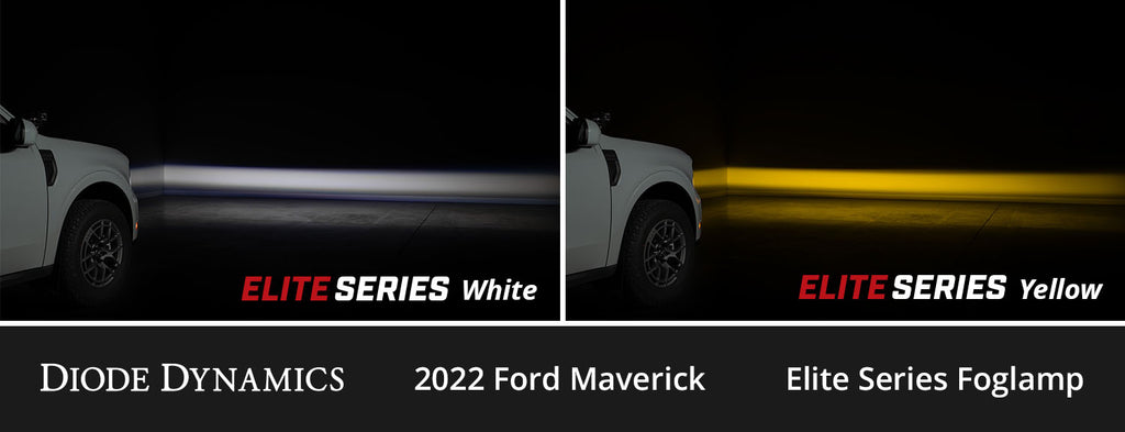Diode Dynamics DD7769 Adds SAE-compliant fog lights to the 2022+ Ford Maverick. for Select Ford Maverick