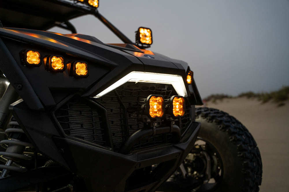Diode Dynamics DD7660 Allows for installation of SS3 LED pods on bumper roll bars. for Select Polaris RZR PRO XP
