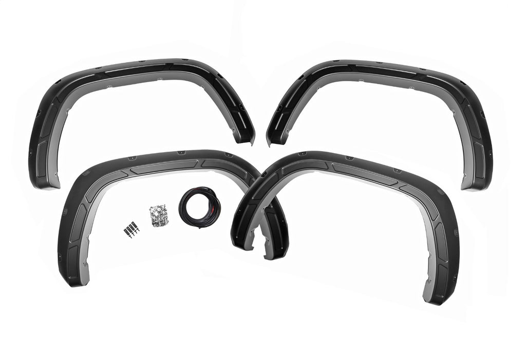 Rough Country A-T02224-RCGB Pocket Fender Flares for Select Toyota Tundra