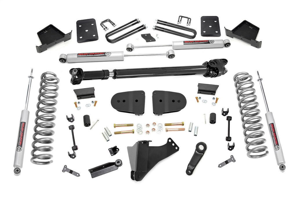 Rough Country 43731 Suspension Lift Kit w/Shocks for Select Ford F-250 Super Duty, Ford F-350 Super Duty