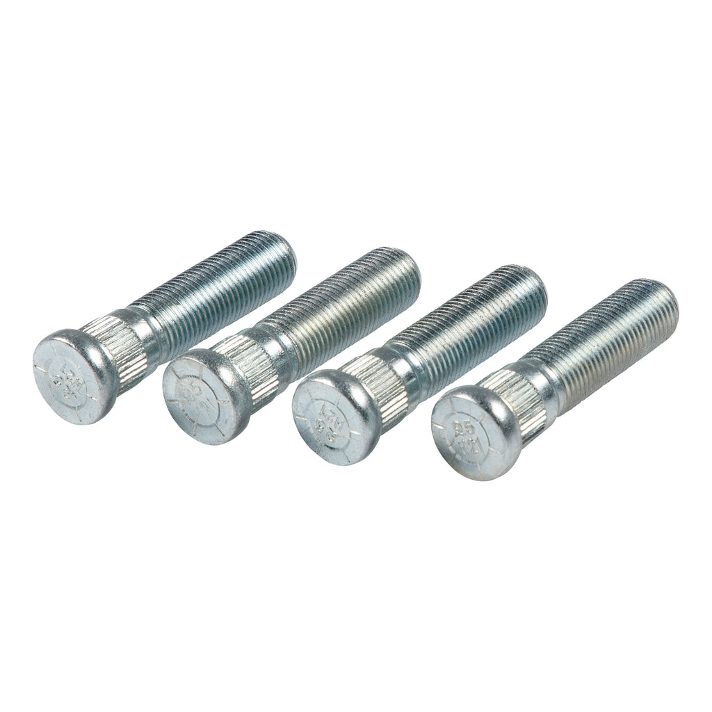 CURT 2023134014 Axle Wheel Stud, 0.617" Knurl, 9/16"-18 Thread, 2-5/16" Shoulder Length, 4 Pack