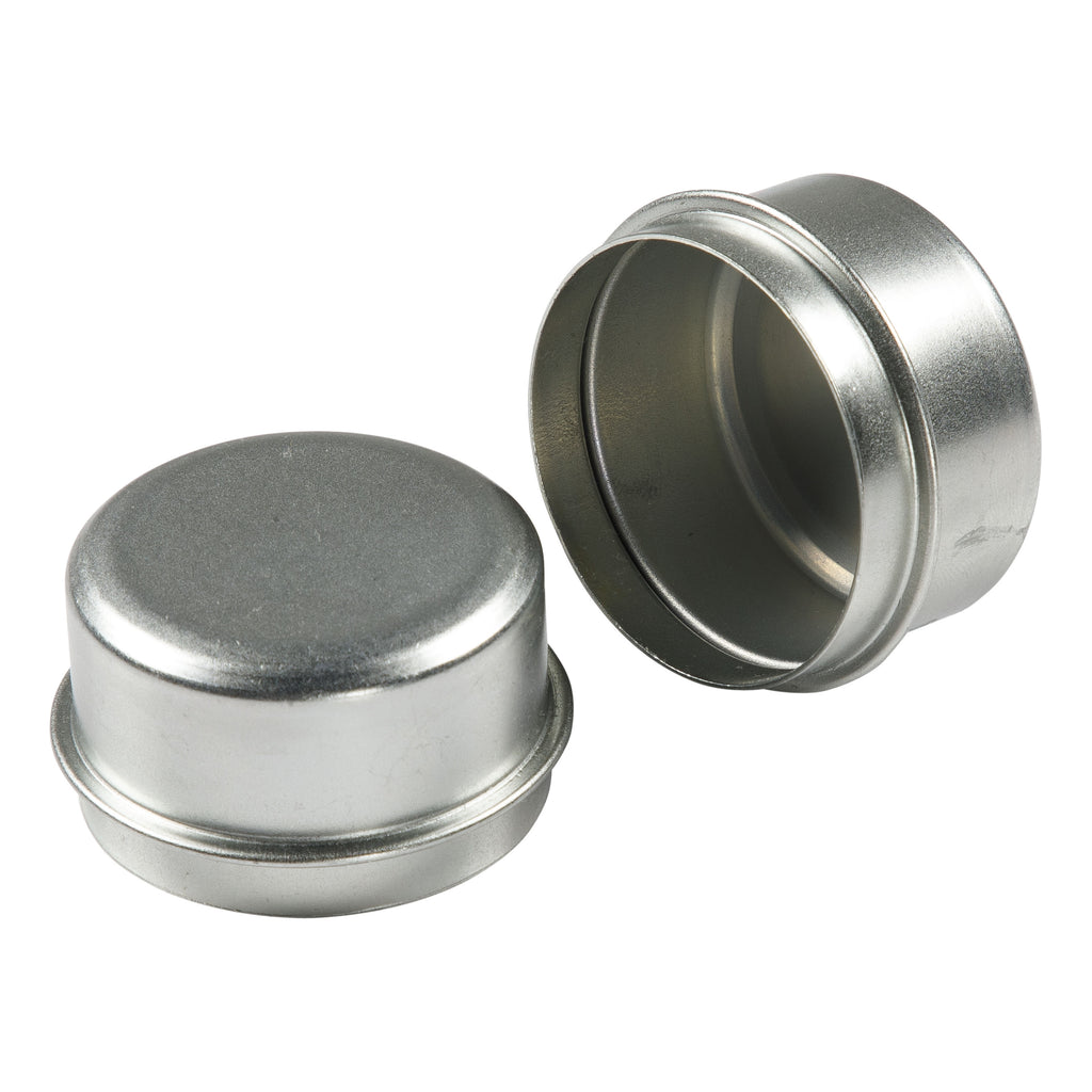 CURT 2023134658 Press-In Dust Cap, 1.99" Diameter, 2,200-4,400-lb. Axles, Non-Lubed, 2 Pack