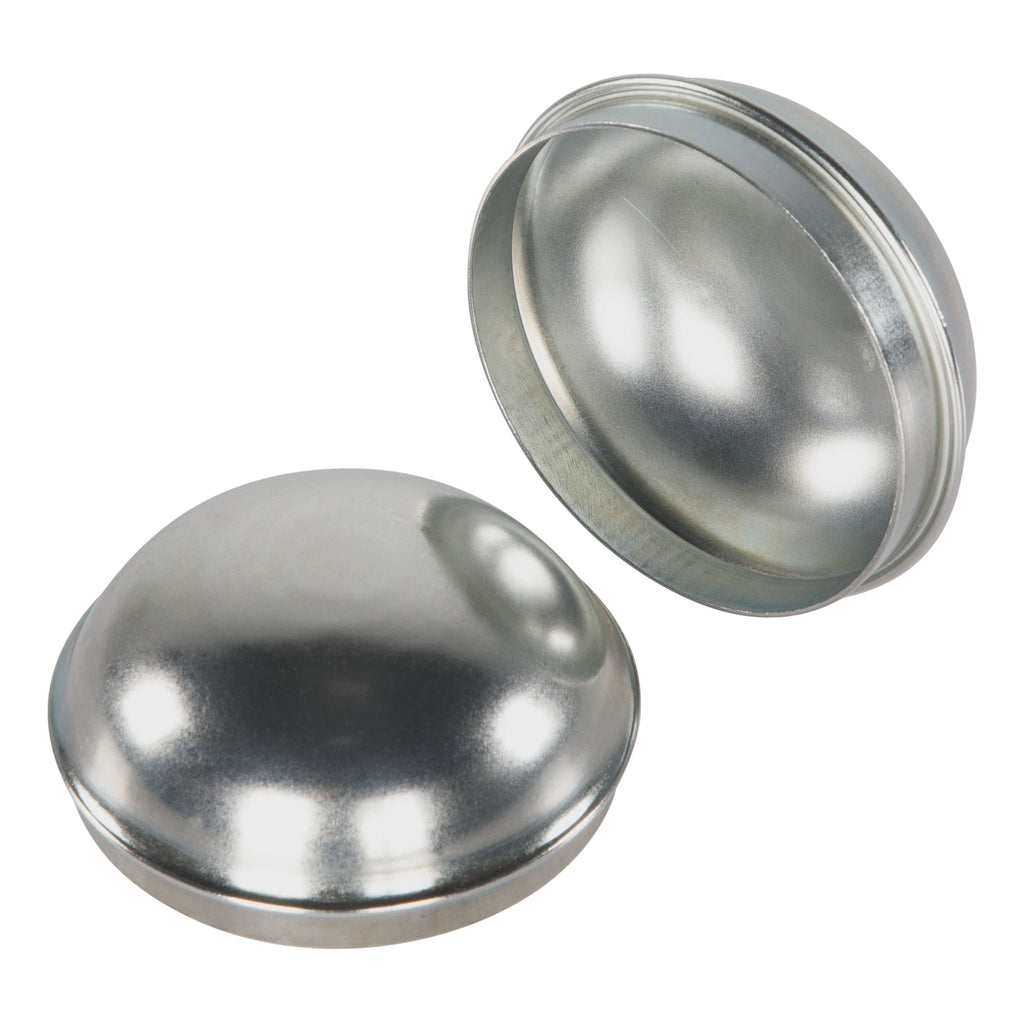 CURT 2023134660 Press-In Dust Cap, 2.72" Diameter, 7,000-8,000-lb. Axles, Non-Lubed, 2 Pack
