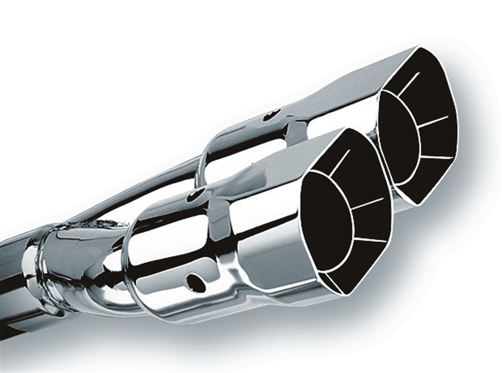 Borla 20233 Universal Exhaust Tip - Dual Square