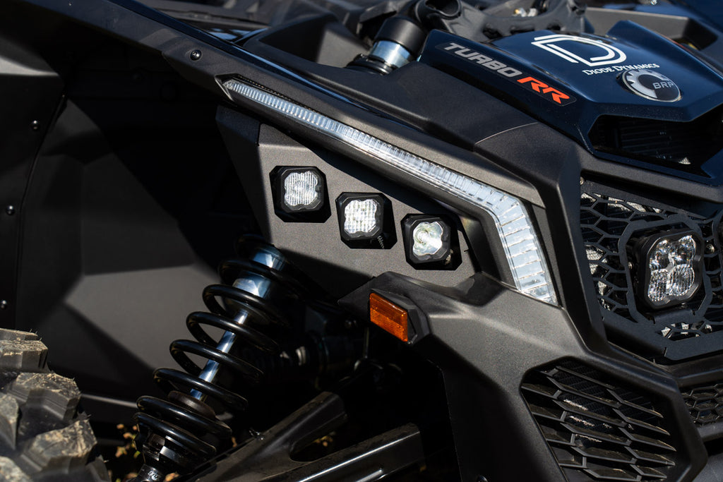 Diode Dynamics DD7888 Full LED C1 pod headlights for 2017-2024 Can-Am Maverick for Select Can-Am Maverick X3 900 HO, Can-Am Maverick X3 DS Turbo R, Can-Am Maverick X3 DS Turbo RR, Can-Am Maverick X3 Max DS Turbo, Can-Am Maverick X3 Max DS Turbo R, Can-Am