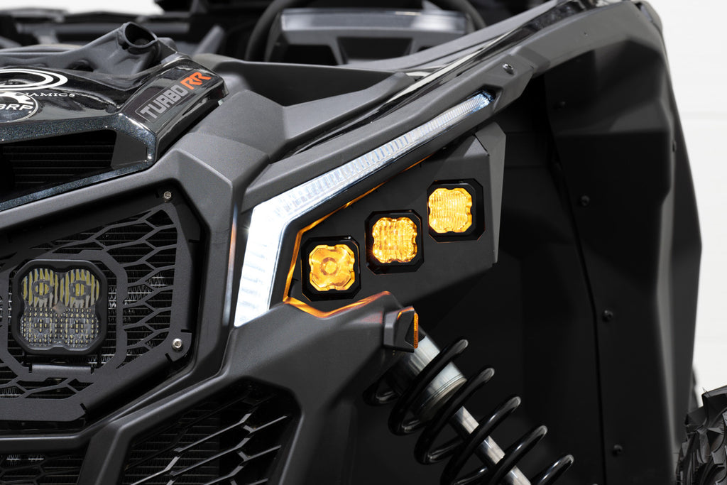 Diode Dynamics DD7888 Full LED C1 pod headlights for 2017-2024 Can-Am Maverick for Select Can-Am Maverick X3 900 HO, Can-Am Maverick X3 DS Turbo R, Can-Am Maverick X3 DS Turbo RR, Can-Am Maverick X3 Max DS Turbo, Can-Am Maverick X3 Max DS Turbo R, Can-Am