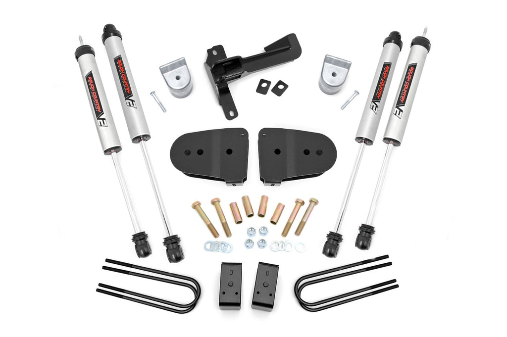 Rough Country 43470 Suspension Lift Kit w/V2 Shocks for Select Ford F-250 Super Duty