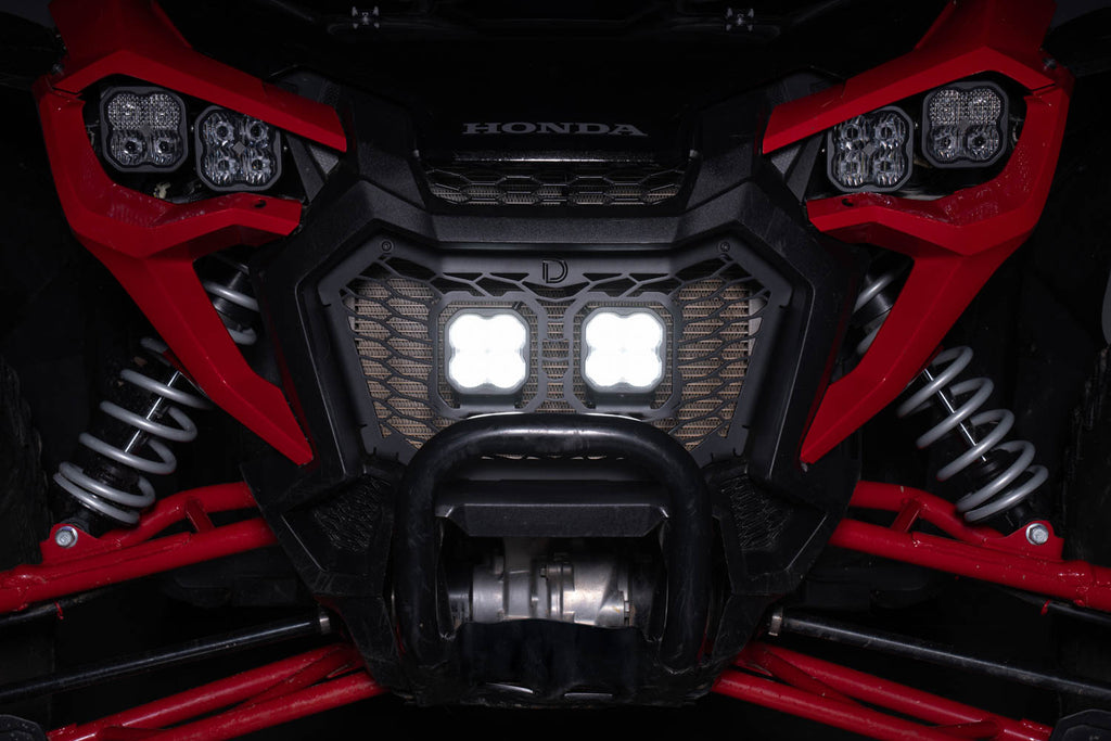 Diode Dynamics DD7902 Allows for installation of SS3 LED pods in front grille. for Select Honda SXS10S2R Talon 1000R, Honda SXS10S2R Talon 1000R Special Edition, Honda SXS10S2R Talon 1000RS, Honda SXS10S2RD Talon 1000R FOX Live Valve, Honda SXS10S2X