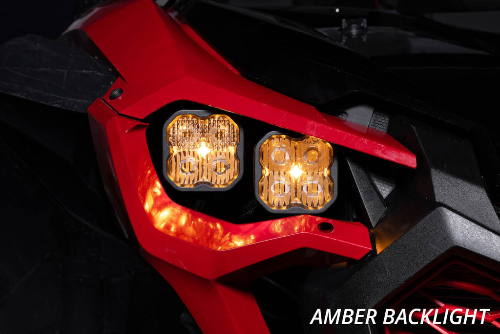 Diode Dynamics DD7896 Full LED SS3 pod headlights for 2022-2024 Honda Talon. for Select Honda SXS10S2R Talon 1000R, Honda SXS10S2R Talon 1000RS, Honda SXS10S2RD Talon 1000R FOX Live Valve, Honda SXS10S2X Talon 1000X, Honda SXS10S2XD Talon 1000X FOX Live