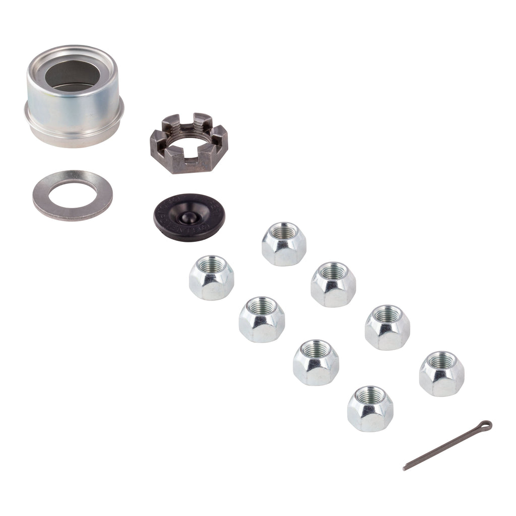 CURT 2024013260 12" Brake Hub Complete Kit with Installed Bearings, 7,000-lb. Axles