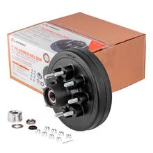 Load image into Gallery viewer, CURT 2024013261 12" Brake Hub Complete Kit with Installed Bearings, 7,000-lb. Axles