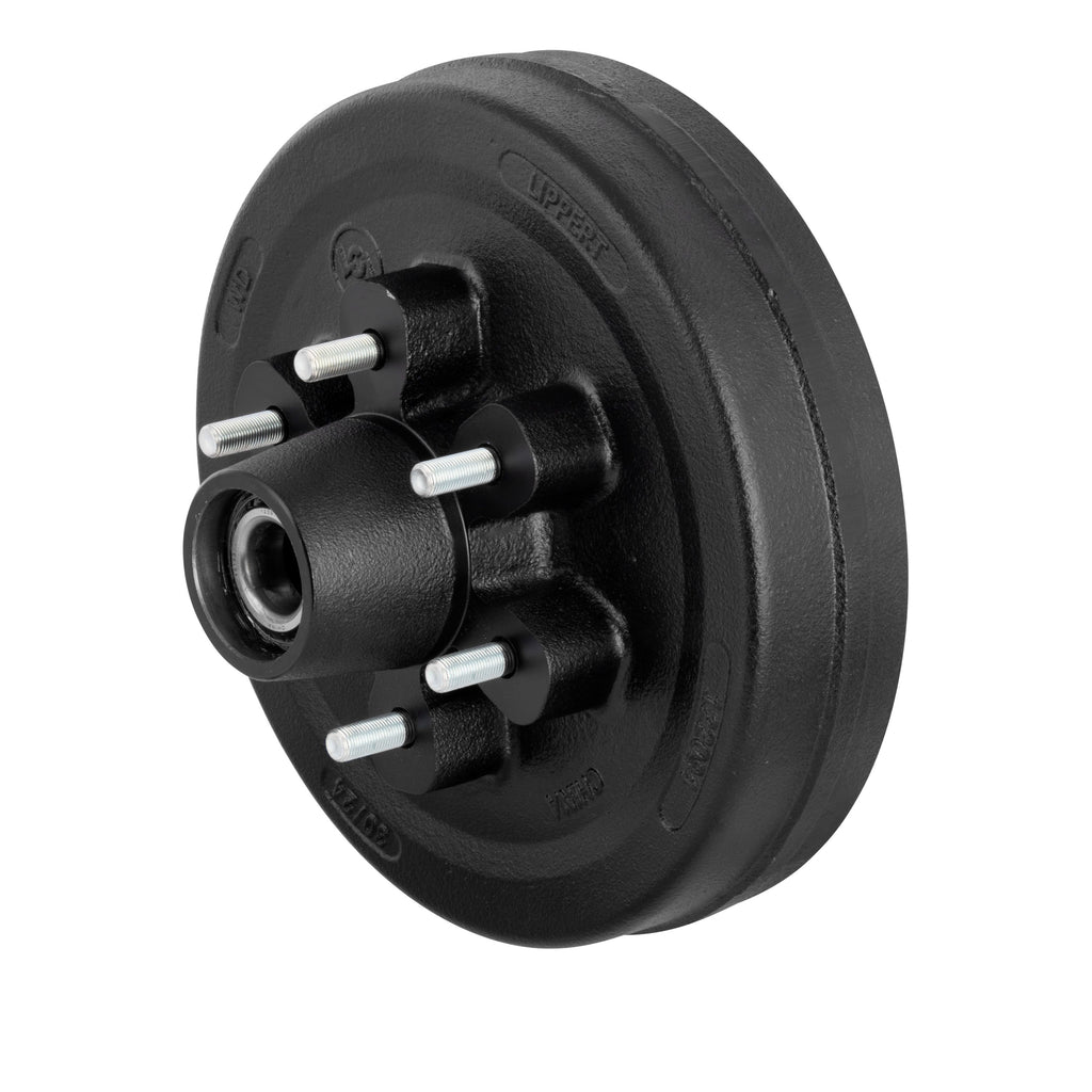 CURT 2024013262 12" Brake Hub Complete Kit with Installed Bearings, 6,000-lb. Axles