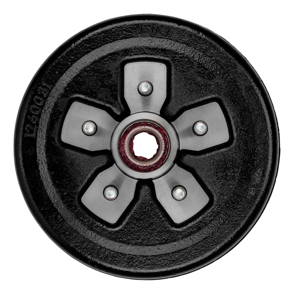 CURT 2024013264 10" Brake Hub Complete Kit with Installed Bearings, 3,500-lb. Axles
