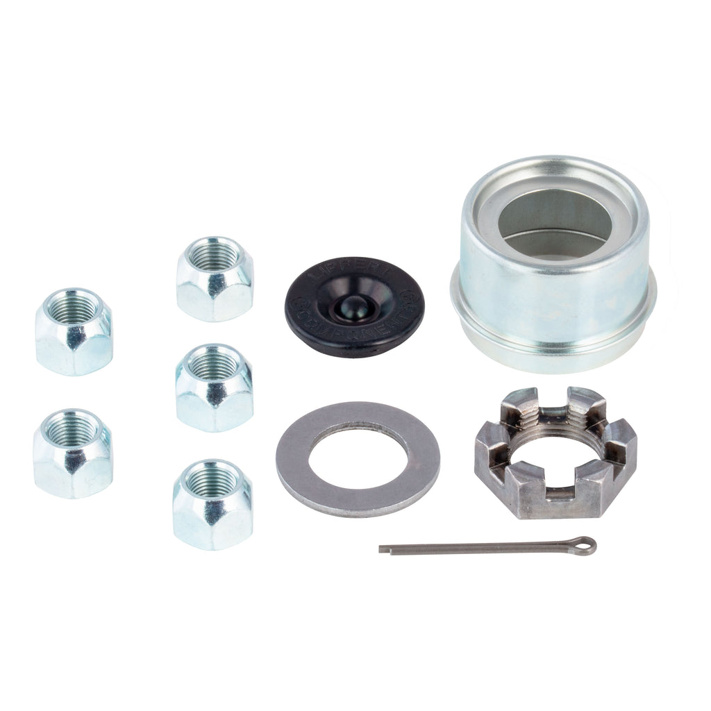 CURT 2024013264 10" Brake Hub Complete Kit with Installed Bearings, 3,500-lb. Axles
