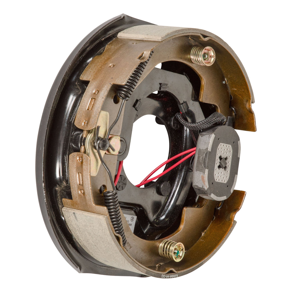 CURT 2024028245 Electric Trailer Brake Assembly, 10" x 2-1/4", 4 Bolt, 4,400-lb. Axles, Right